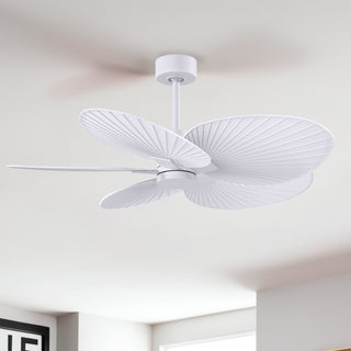 Alessandra Tropical 48" Ceiling Fan in Matte White