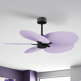 Alessandra Tropical 48" Ceiling Fan in Matte Black