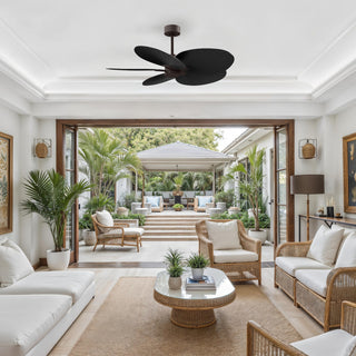 Alessandra Tropical 48" Ceiling Fan in Textured Bronze