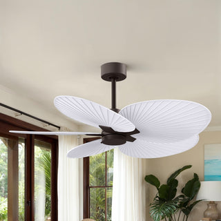 Alessandra Tropical 48" Ceiling Fan in Textured Bronze
