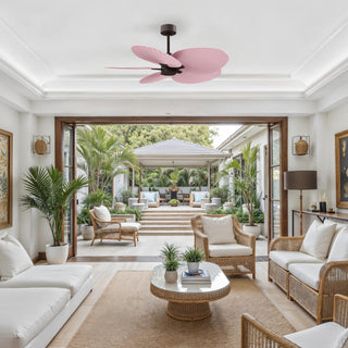 Alessandra Tropical 48" Ceiling Fan in Textured Bronze