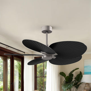 Alessandra Tropical 48" Ceiling Fan in Brushed Nickel