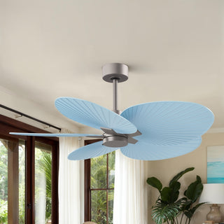 Alessandra Tropical 48" Ceiling Fan in Brushed Nickel