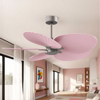 Alessandra Tropical 48" Ceiling Fan in Brushed Nickel