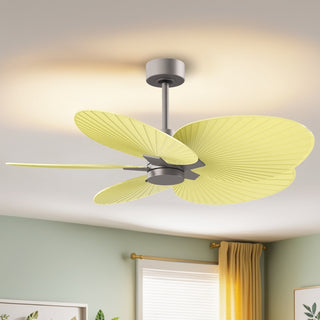 Alessandra Tropical 48" Ceiling Fan in Brushed Nickel