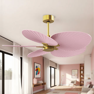 Alessandra Tropical 48" Ceiling Fan in Brushed Brass