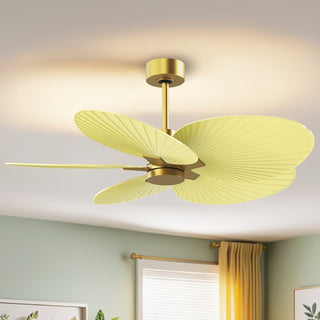 Alessandra Tropical 48" Ceiling Fan in Brushed Brass