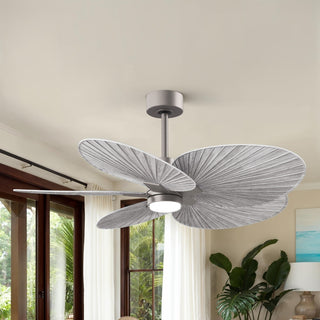 Alessandra Tropical - LK 48" Ceiling Fan in Brushed Nickel