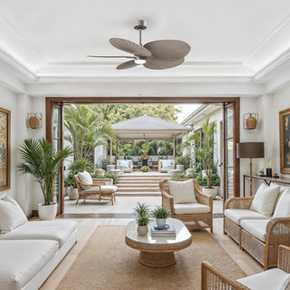 Alessandra Tropical - LK 48" Ceiling Fan in Brushed Nickel