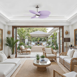 Alessandra Tropical - LK 48" Ceiling Fan in Brushed Nickel