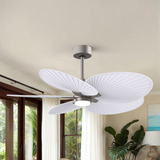 Alessandra Tropical - LK 48" Ceiling Fan in Brushed Nickel