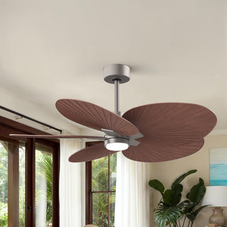 Alessandra Tropical - LK 48" Ceiling Fan in Brushed Nickel