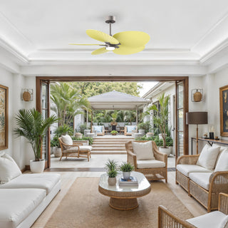 Alessandra Tropical - LK 48" Ceiling Fan in Brushed Nickel