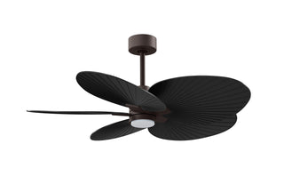 Alessandra Tropical - LK 48" Ceiling Fan in Textured Bronze