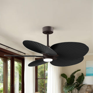 Alessandra Tropical - LK 48" Ceiling Fan in Textured Bronze