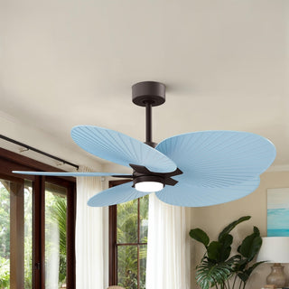 Alessandra Tropical - LK 48" Ceiling Fan in Textured Bronze