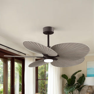 Alessandra Tropical - LK 48" Ceiling Fan in Textured Bronze