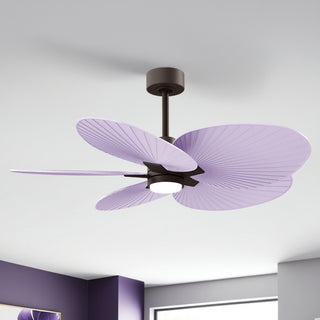 Alessandra Tropical - LK 48" Ceiling Fan in Textured Bronze