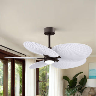 Alessandra Tropical - LK 48" Ceiling Fan in Textured Bronze