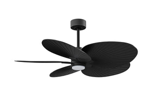 Alessandra Tropical - LK 48" Ceiling Fan in Matte Black
