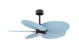 Alessandra Tropical - LK 48" Ceiling Fan in Matte Black