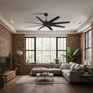 Ariella 64" Ceiling Fan in Matte Black