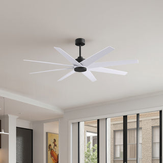 Ariella 64" Ceiling Fan in Matte Black