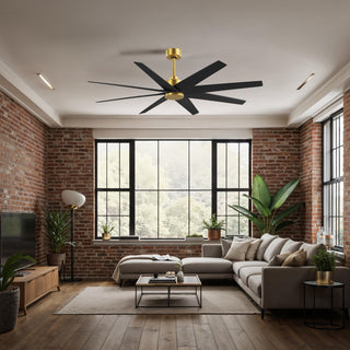 Ariella 64" Ceiling Fan in Brushed Brass