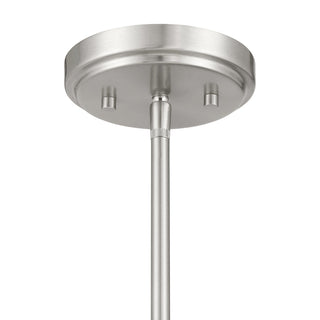Four Light Chandelier in Brushed Nickel