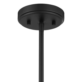 LED Chandelier in Matte Black