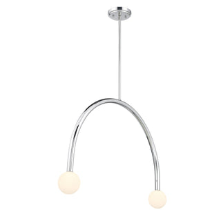 LED Chandelier in Chrome