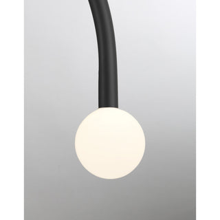 LED Chandelier in Matte Black