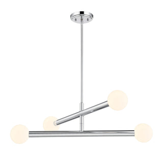 LED Chandelier in Chrome