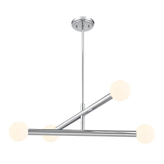 LED Chandelier in Chrome