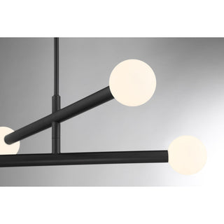 LED Chandelier in Matte Black