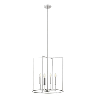 Four Light Pendant in Chrome