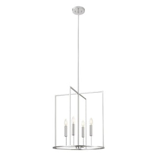 Four Light Pendant in Chrome