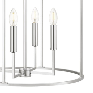 Four Light Pendant in Chrome
