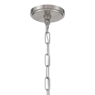 One Light Pendant in Brushed Nickel