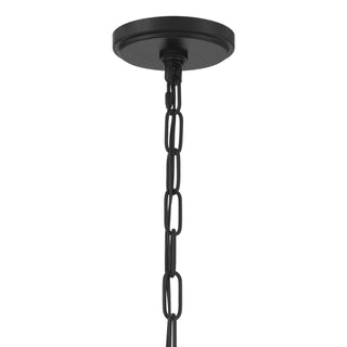 One Light Pendant in Matte Black