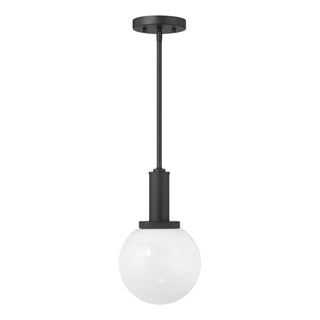 One Light Pendant in Matte Black