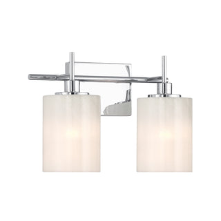 Two Light Bathroom Vanity in Chrome