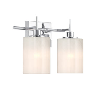 Two Light Bathroom Vanity in Chrome