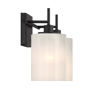 Two Light Bathroom Vanity in Matte Black