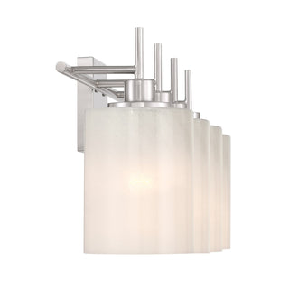 Four Light Bathroom Vanity in Brushed Nickel
