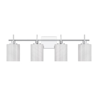 Four Light Bathroom Vanity in Chrome