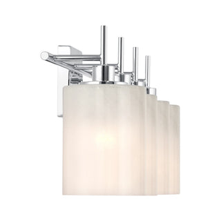 Four Light Bathroom Vanity in Chrome