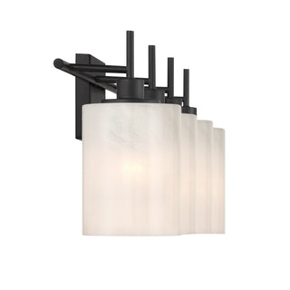 Four Light Bathroom Vanity in Matte Black