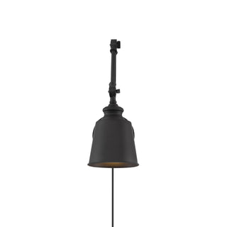 Two Light Wall Sconce in Matte Black
