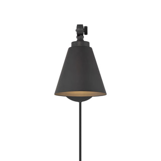 Two Light Wall Sconce in Matte Black